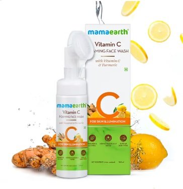 Vitamin C Foaming Face Wash with Vitamin C and Turmeric for Skin Illumination - 150ml