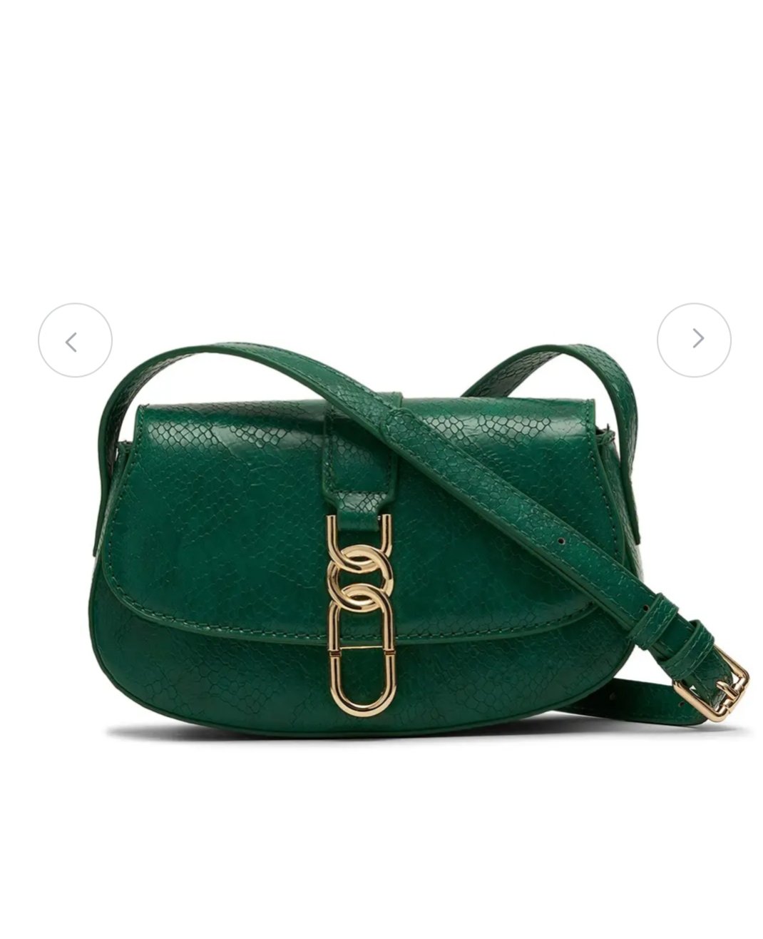 MIRAGGIO Caroline Green Crossbody Bag