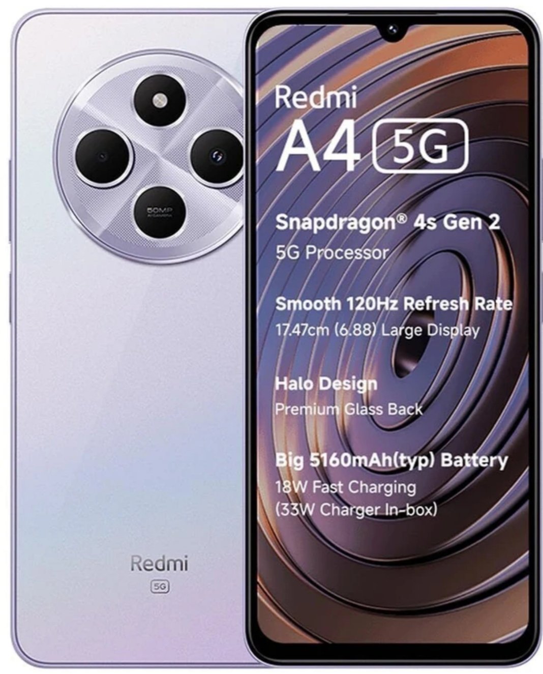 ₹9,782 | Redmi A4 Smartphone – Big Display, Powerful Camera &amp; Long Battery Life