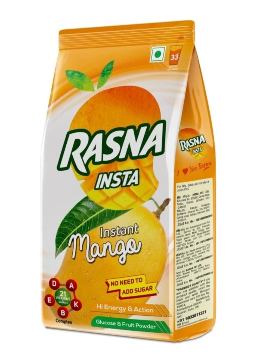🔥 ₹154 – Rasna Instant Mango Drink Powder 750g | 52% OFF!