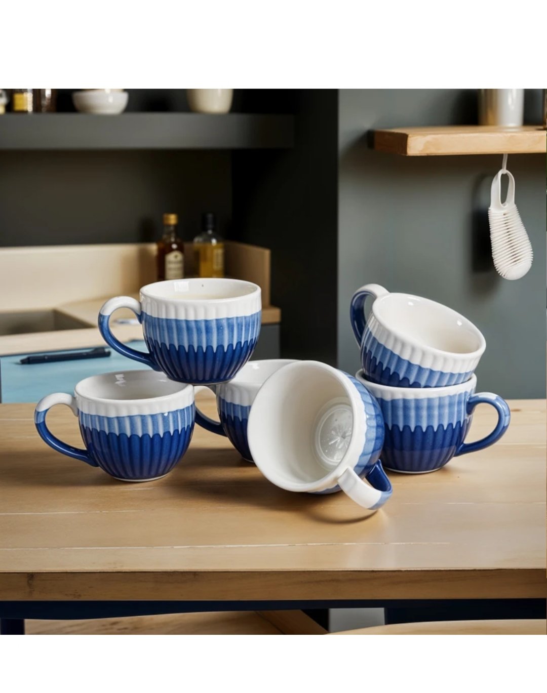 🔥 ₹299 – Ceramic Stoneware Cups (Pack of 6) | 70% OFF Deal!