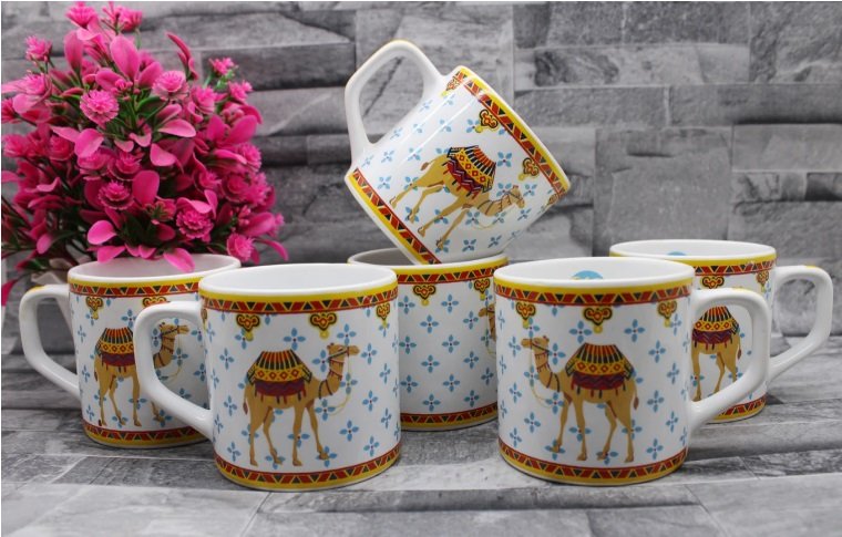 🔥 ₹209 – Ceramic Tea Coffee Cups (Pack of 6) | 72% OFF Deal!